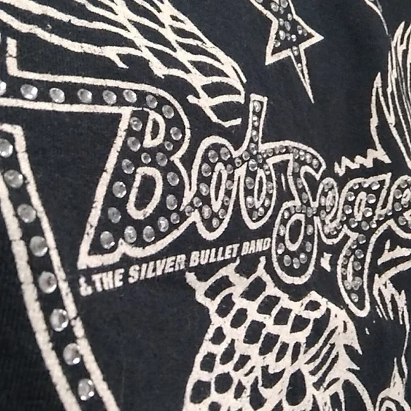 SALE! RARE! Bob Seger & The Silver Bullet Band Bling 2017 Shirt Sz.M (BX53) - Picture 5 of 10